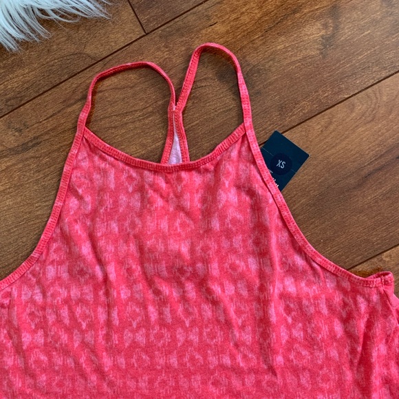 NWT Hollister Pink Racer Back Cropped Tank Top - Picture 2 of 8